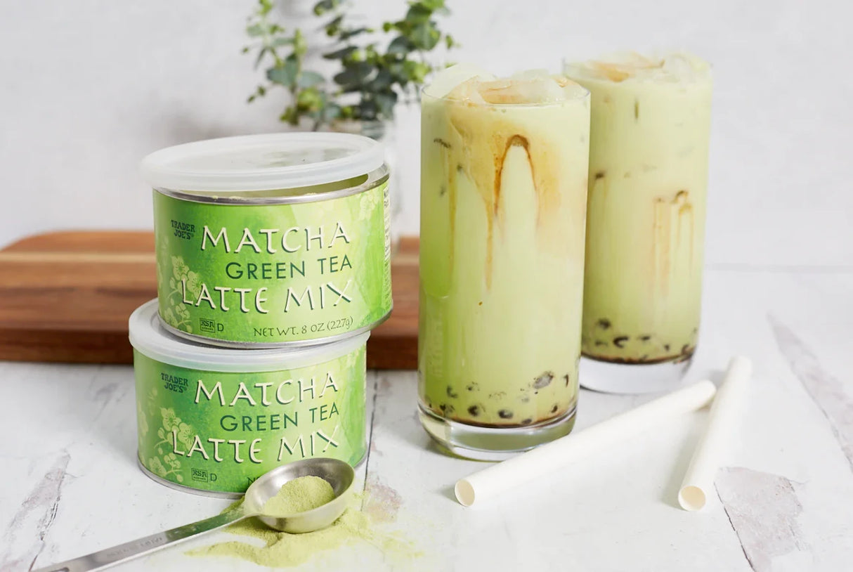 Matcha Green Tea Latte Mix Creamy Japanese Green Powder 7.76 Oz