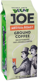 Decaf Joe Medium Roast Ground Coffee 14 Oz Arabica