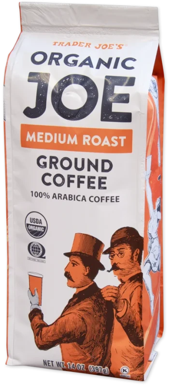 Organic Medium Roast Ground Coffee Arabica Smooth Balanced 14 Oz
