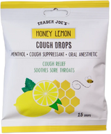 Honey Lemon Throat Drops 15pc Cough Relief