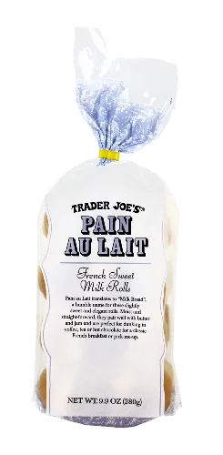 Pain Au Lait 9.9 Oz Soft French Milk Bread Rolls