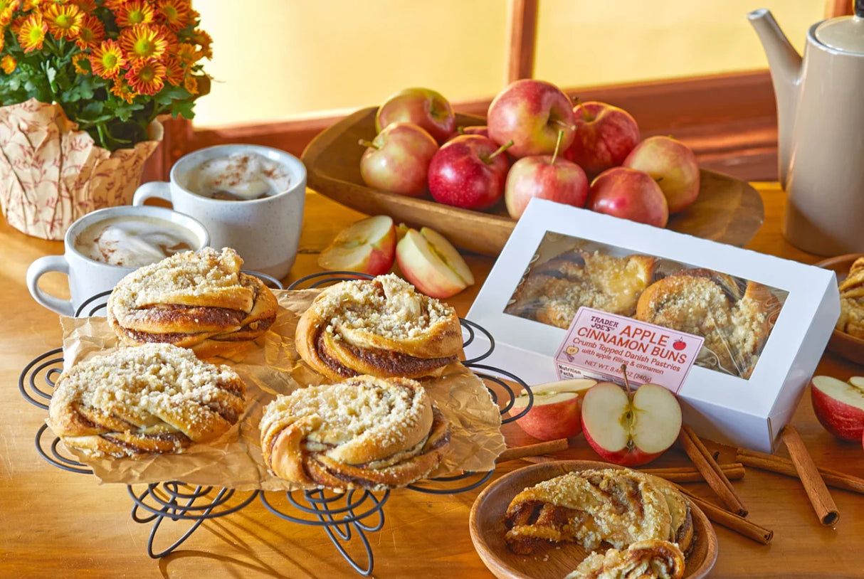 Apple Cinnamon Buns 8.46 Oz Danish-Style Filled Pastries