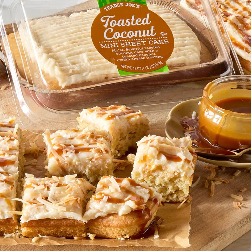 Toasted Coconut Mini Sheet Cake 18 Oz Coconut Dessert Cake