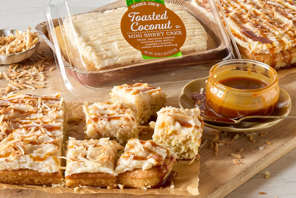 Toasted Coconut Mini Sheet Cake 18 Oz Coconut Dessert Cake