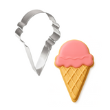 Ice Cream Cone Cookie Cutter 4 in B1558