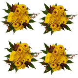 Yellow Fall Flower Bouquet Fresh Mixed Arrangement