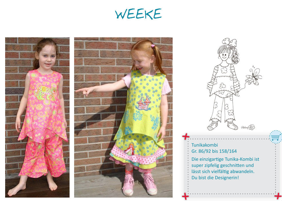 Sewing Pattern Weeke Tunic and Trouser by Farbenmix