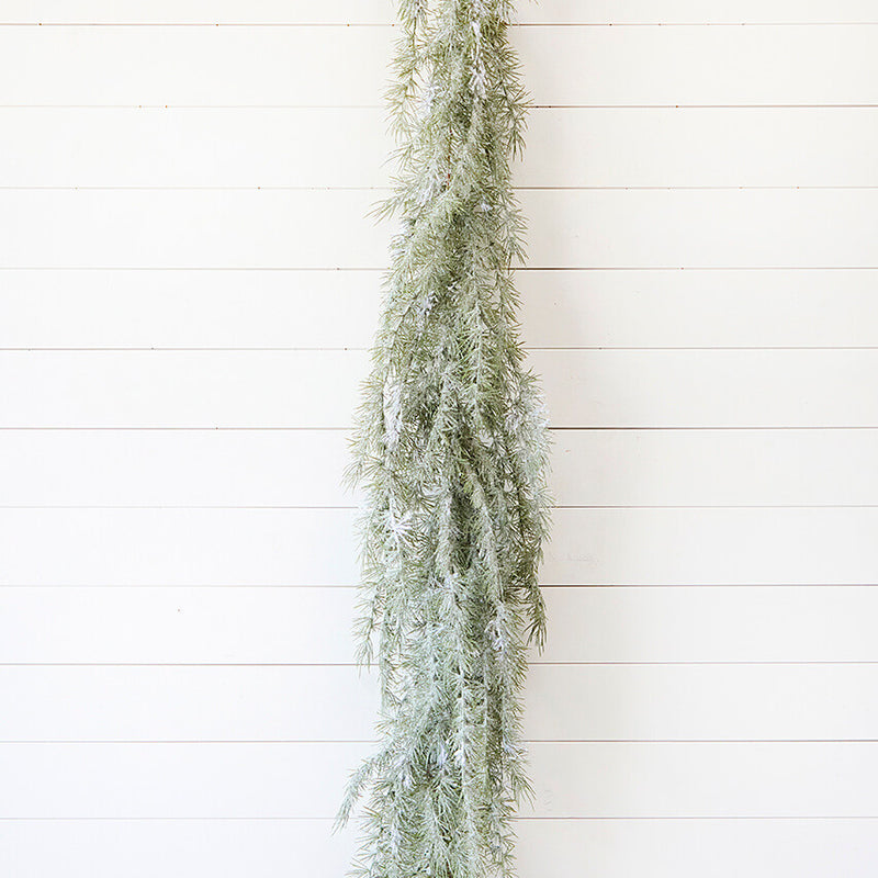 Artificial Frosted Weeping Pine Garland 6' Christmas Home Decor Accent