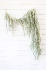 6' Pine Weeping Garland with Frost