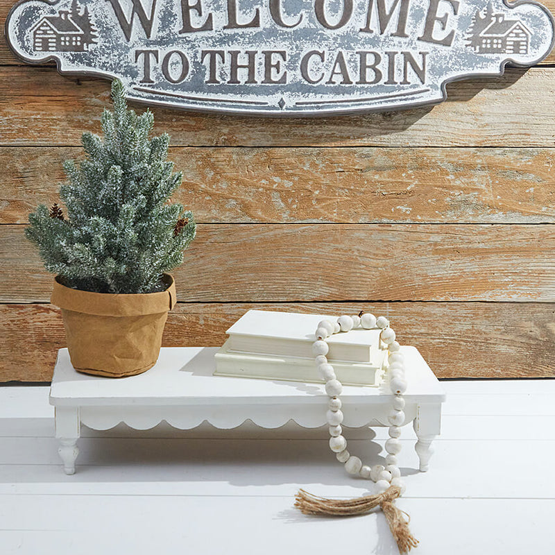 36” Metal Welcome To The Cabin Wall Sign