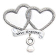 4" We’re Engaged Customizable Ornament