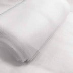 Tulle Bolt Polyester Fabric - Soft Sheer Solid, Baby Blue, 108" Width, 50 Yards