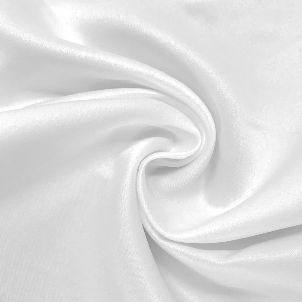 Matte Satin Peau De Soie Duchess Satin Fabric - Heavyweight Matte Satin, 58-60" Width, Baby Blue (1 Yard)