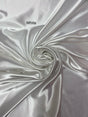 Crepe Satin Polyester Fabric - White, 58" Width (1 Yard)