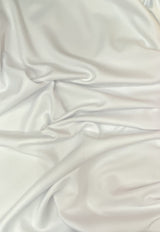 Gabardine Polyester Gabardine Fabric - White, 59/60" Width (1 Yard)