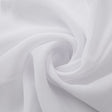 Solid Color Chiffon Fabric - White Sheer, 58/60" Width