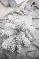 21” Caprico PVC Spray - Silver & White