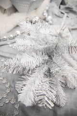 21” Caprico PVC Spray - Silver & White