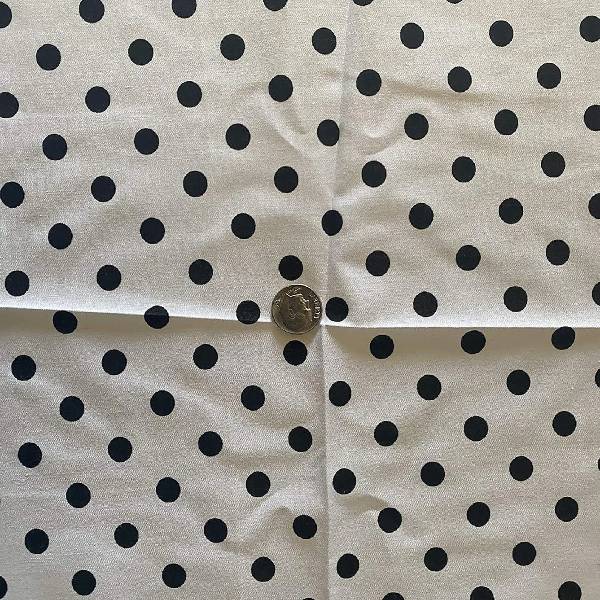 1 Yard Small Polka Dot Poly Cotton Fabric Multi Color for Apparel Crafts 60 Inch Width