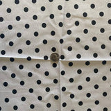 1 Yard Small Polka Dot Poly Cotton Fabric Multi Color for Apparel Crafts 60 Inch Width