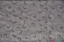Swirl Organza Polyester Fabric - Embroidered Swirl Sheer, 52/54" Width, Multiple Colors (1 Yard)