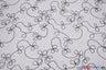 Fantasia Sheer Organza Embroidery Fabric - Embroidered Floral Sheer, 54" Width, Multiple Colors (1 Yard)