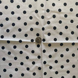 Small Polka Dot Poly Cotton Fabric - Multi-Color Polka Dots, 60" Width