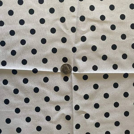 Small Polka Dot Poly Cotton Fabric - Multi-Color Polka Dots, 60" Width
