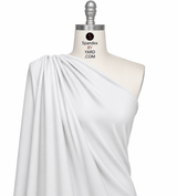 Cotton Jersey Fabric White 100% USA Cotton
