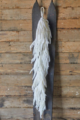 48 Inch Flocked White Norfolk Pine Garland