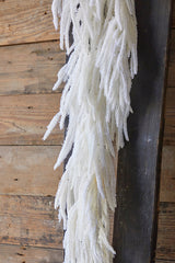 Real Touch Flocked White Norfolk Garland 48 Inch Snowy Christmas Decor