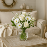 Winter Time Flower Bouquet Fresh Mixed Arrangement