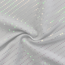 Waterfall On Polyester Spandex Fabric - Iridescent Sequin Dots, 56" Width (1 Yard)