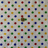 Small Polka Dot Poly Cotton Fabric - Multi-Color Polka Dots, 60" Width