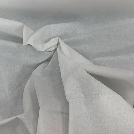 100 Percent Cotton Muslin Fabric - Black, Natural, White, Plain Weave, 63" Width