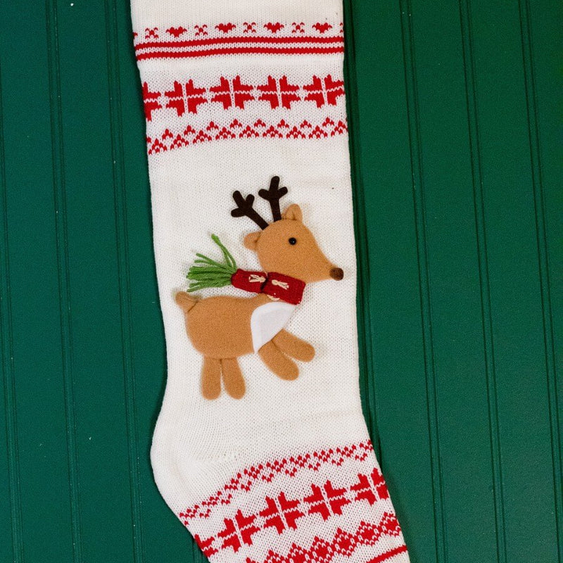 Knit Fabric Very Merry Stocking