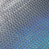 Disco Diamond Nylon Spandex Fabric - Hologram Triangle Print, 58/60" Width (1 Yard)