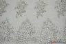 Camilla Embroidery Polyester Fabric - Flower Embroidery With Sequins, Sheer Bridal Lace, 52" Width (1 Yard)