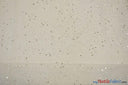 Tulle Glitter With Sequins Polyester Fabric - Glitter Embellished Sheer Tulle, Multiple Colors, 58/60" Width (1 Yard)