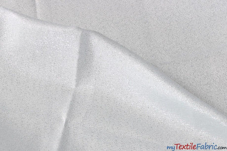 Starburst Metallic Jacquard Polyester Fabric - Metallic Veins, 58/60" Width, Multiple Colors (1 Yard)