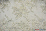 Edith Embroidery Fabric - Two Tone Floral Embroidery, Sheer Tulle, 52" Width, Multiple Colors (1 Yard)