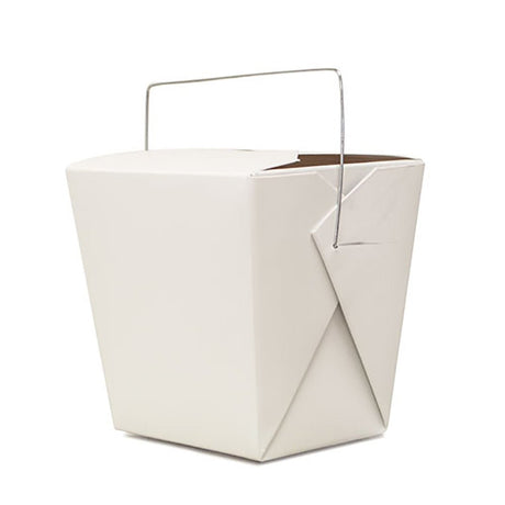 White Wire Handle Boxes