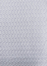 Heavy Eyelet White Polyester Cotton Fabric - White Floral Embroidery, 41"-42" Width