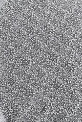 BPS Mesh Lace White Polyester Fabric - White Beads, Pearls, Sequins Mesh, 60" Width (1 Yard)