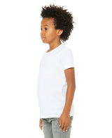 Bella Canvas 3001Y 100 Percent Cotton Fabric - White, Youth Short Sleeve, 4.2 Oz (1 Piece)
