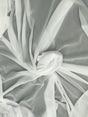 White Chiffon Polyester Fabric - White Sheer, 59"-60" Width (1 Yard)