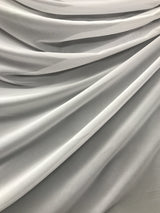White Chiffon Polyester Fabric - White Sheer, 59"-60" Width (1 Yard)