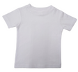 Lucky Friends 801 Toddler Cotton T-Shirt Fabric - White, Toddler Sizes, 6 Months To 5T (1 Piece)