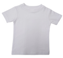 Lucky Friends 801 Toddler Cotton T-Shirt Fabric - White, Toddler Sizes, 6 Months To 5T (1 Piece)