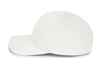 Panel Caps 6204 Cotton Twill Fabric - White, Structured 6-Panel, Low-Profile, Snapback Adjustable, One Size